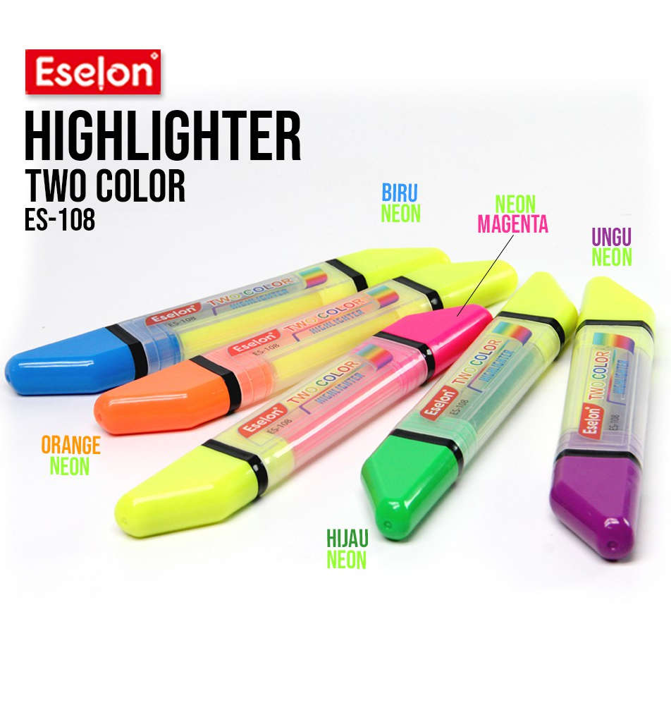 Dual Side Highlighter (Single Piece)